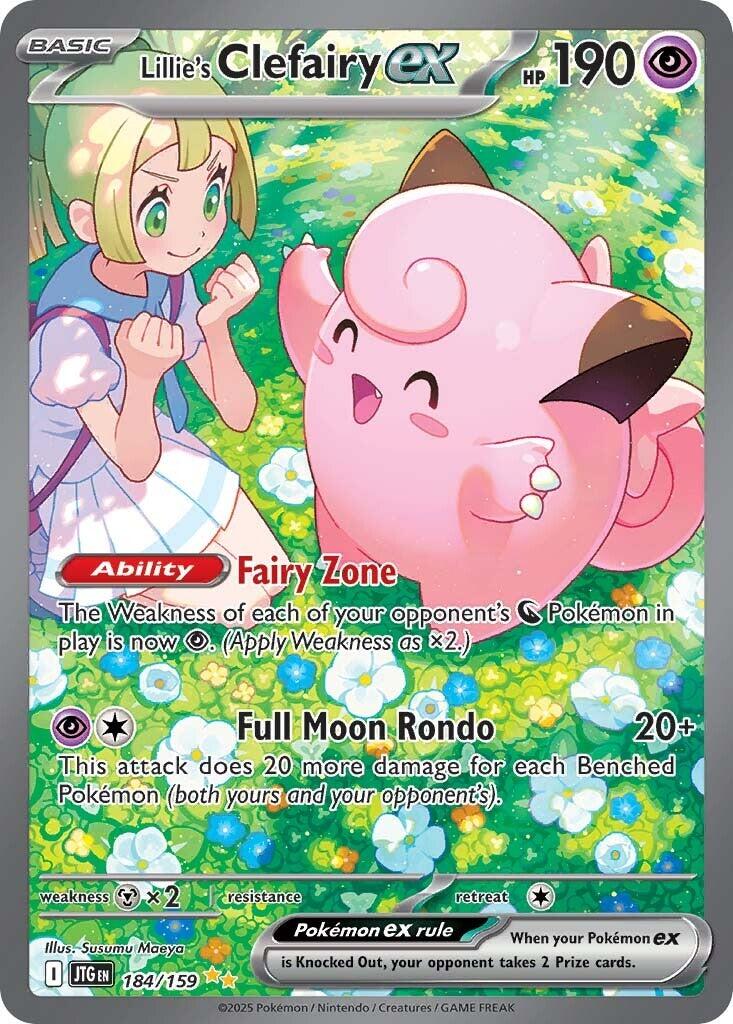 Lillie's Clefairy ex (184/159) [Scarlet & Violet: Journey Together] | Shuffle n Cut Hobbies & Games