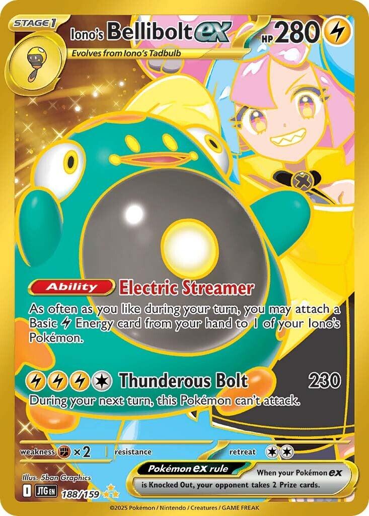 Iono's Bellibolt ex (188/159) [Scarlet & Violet: Journey Together] | Shuffle n Cut Hobbies & Games