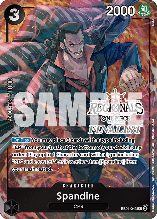 Spandine (Offline Regional Finalist Card Set 2025 Vol.1) [One Piece Promotion Cards] | Shuffle n Cut Hobbies & Games