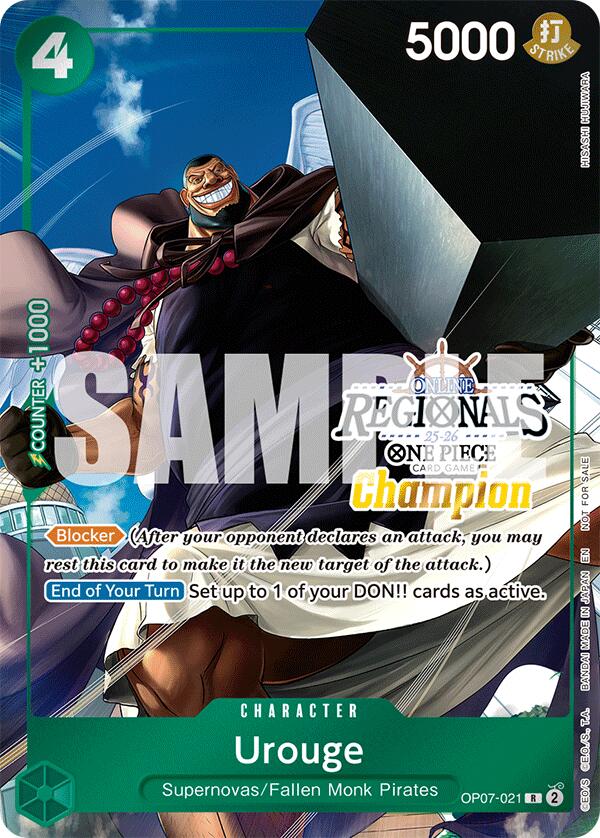 Urouge (Offline Regional Champion Card Set 2025 Vol.1) [One Piece Promotion Cards] | Shuffle n Cut Hobbies & Games