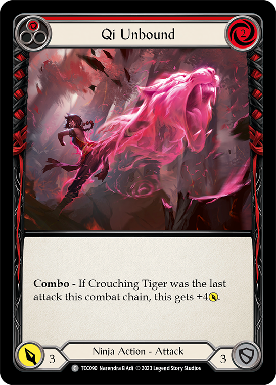 Qi Unbound (Red) [TCC090] (Round the Table: TCC x LSS) | Shuffle n Cut Hobbies & Games