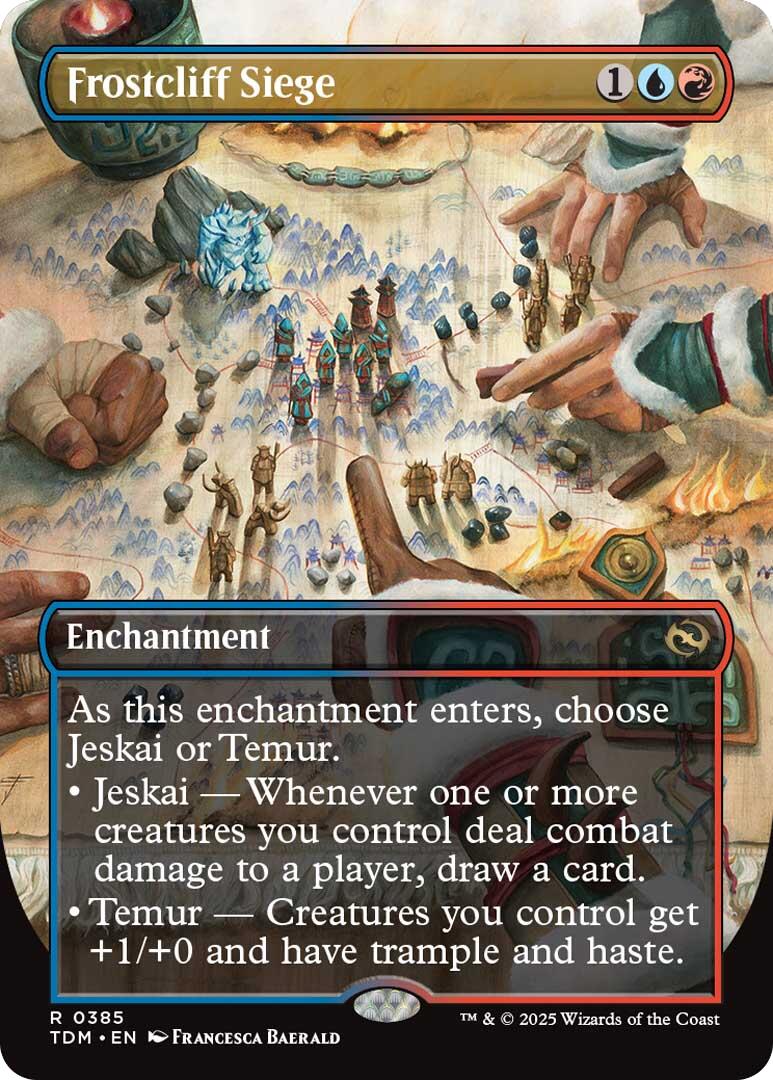 Frostcliff Siege (Borderless) [Tarkir: Dragonstorm] | Shuffle n Cut Hobbies & Games