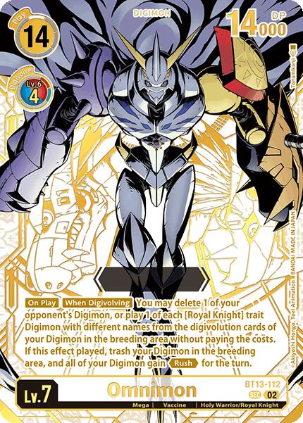 Omnimon [BT13-112] (Serial Numbered) [World Convergence] | Shuffle n Cut Hobbies & Games