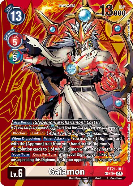 Gaiamon [BT21-101] (SP) [World Convergence] | Shuffle n Cut Hobbies & Games