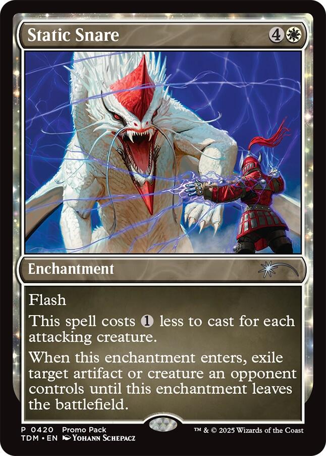 Static Snare [Tarkir: Dragonstorm Promos] | Shuffle n Cut Hobbies & Games