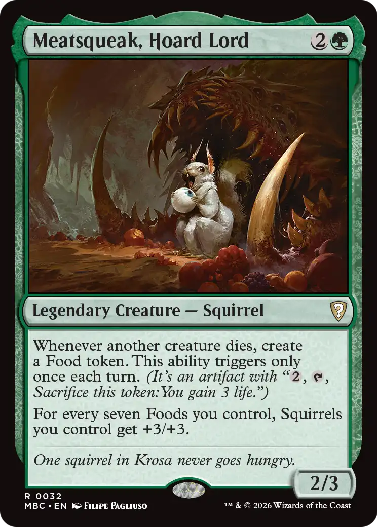 Meatsqueak, Hoard Lord [Mystery Booster: Commander Edition] | Shuffle n Cut Hobbies & Games