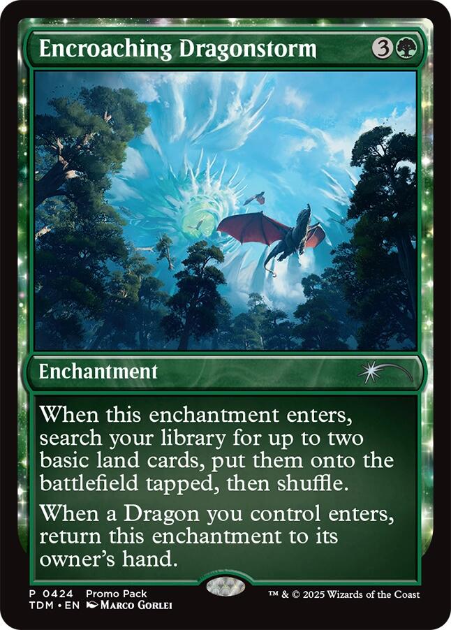 Encroaching Dragonstorm [Tarkir: Dragonstorm Promos] | Shuffle n Cut Hobbies & Games