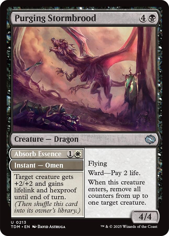 Purging Stormbrood [Tarkir: Dragonstorm] | Shuffle n Cut Hobbies & Games