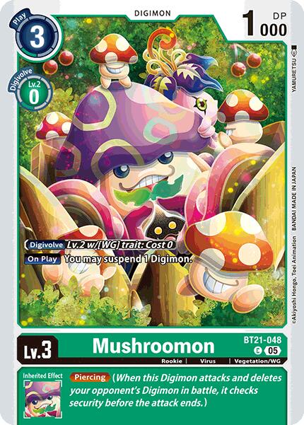 Mushroomon [BT21-048] [World Convergence] | Shuffle n Cut Hobbies & Games