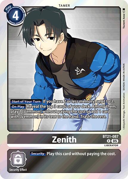 Zenith [BT21-087] [World Convergence] | Shuffle n Cut Hobbies & Games