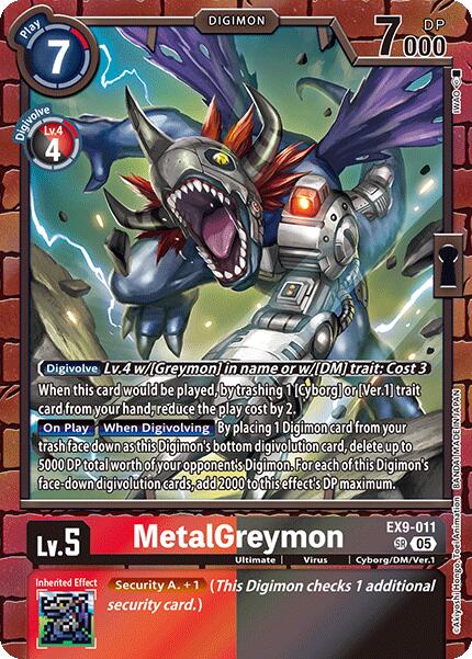 MetalGreymon [EX9-011] [Versus Monsters] | Shuffle n Cut Hobbies & Games