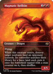 Magmatic Hellkite (Borderless) [Tarkir: Dragonstorm] | Shuffle n Cut Hobbies & Games
