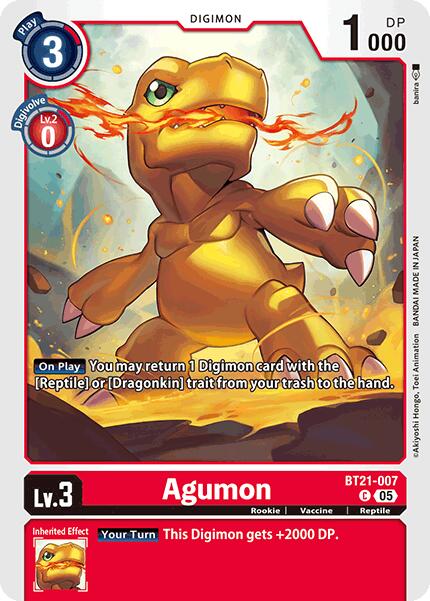 Agumon [BT21-007] [World Convergence] | Shuffle n Cut Hobbies & Games