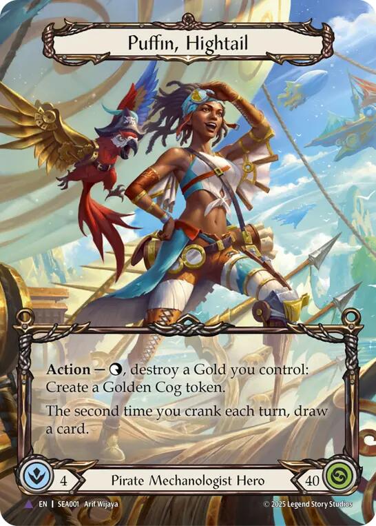 Puffin, Hightail (Marvel) [SEA001] (High Seas)  Cold Foil | Shuffle n Cut Hobbies & Games