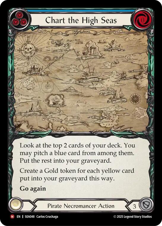 Chart the High Seas [SEA048] (High Seas)  Rainbow Foil | Shuffle n Cut Hobbies & Games