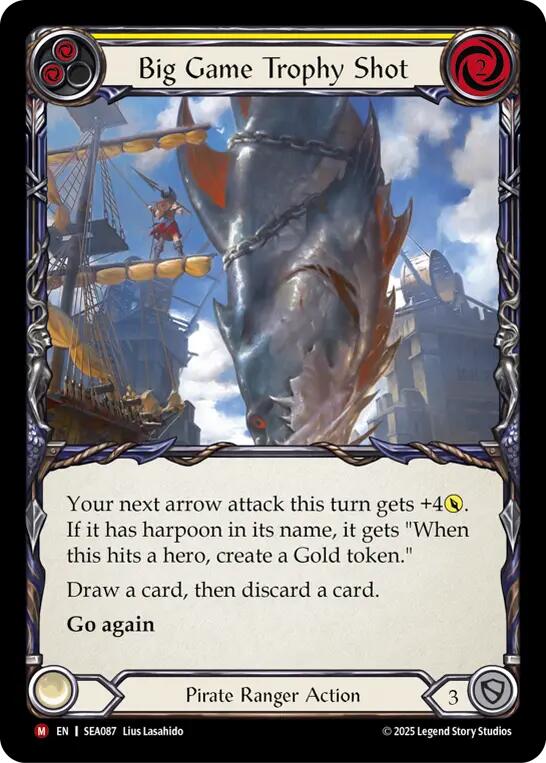 Big Game Trophy Shot [SEA087] (High Seas)  Rainbow Foil | Shuffle n Cut Hobbies & Games