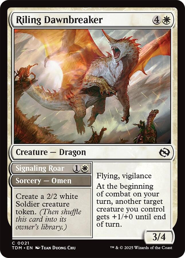 Riling Dawnbreaker [Tarkir: Dragonstorm] | Shuffle n Cut Hobbies & Games