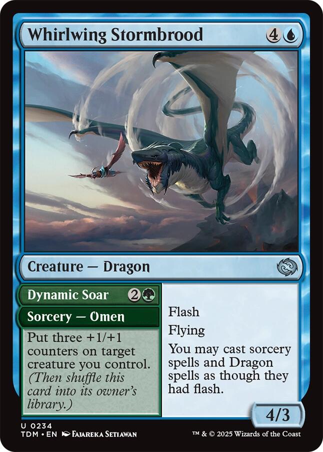 Whirlwing Stormbrood [Tarkir: Dragonstorm] | Shuffle n Cut Hobbies & Games