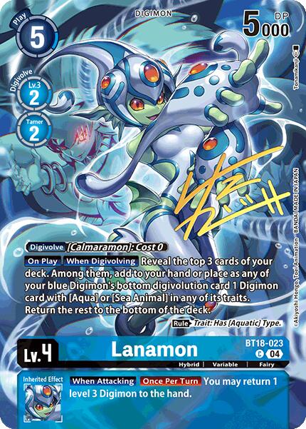 Lanamon [BT18-023] (Signed) [World Convergence] | Shuffle n Cut Hobbies & Games