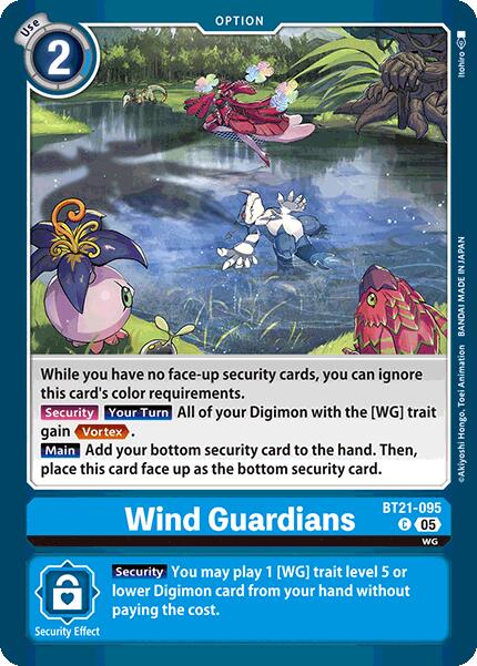 Wind Guardians [BT21-095] [World Convergence] | Shuffle n Cut Hobbies & Games