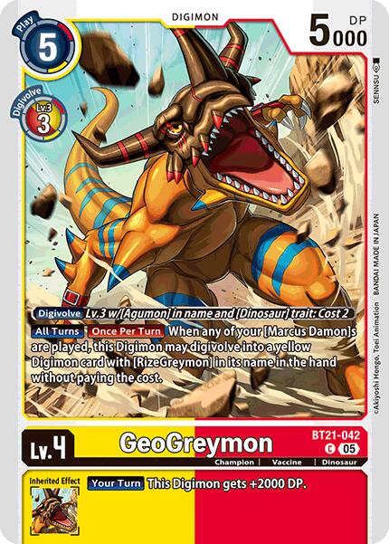 GeoGreymon [BT21-042] [World Convergence] | Shuffle n Cut Hobbies & Games