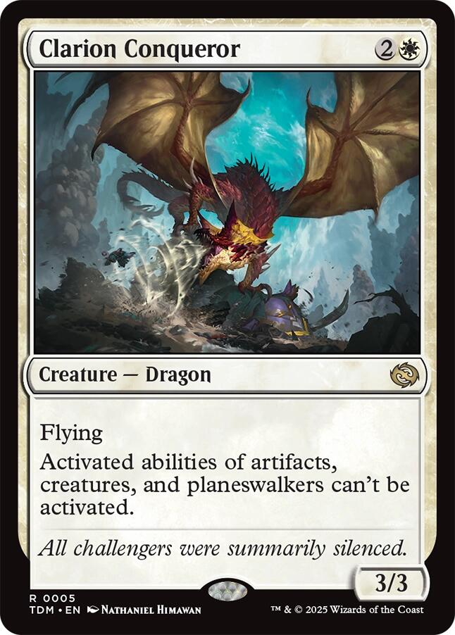 Clarion Conqueror [Tarkir: Dragonstorm] | Shuffle n Cut Hobbies & Games