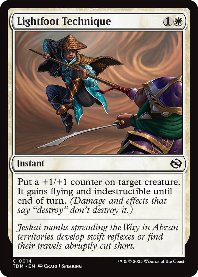 Lightfoot Technique [Tarkir: Dragonstorm] | Shuffle n Cut Hobbies & Games
