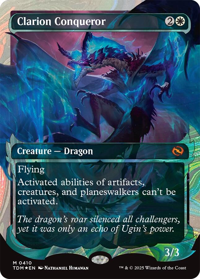 Clarion Conqueror (Showcase) (Halo Foil) [Tarkir: Dragonstorm] | Shuffle n Cut Hobbies & Games