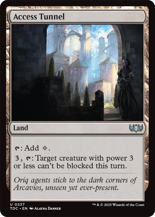 Access Tunnel [Tarkir: Dragonstorm Commander] | Shuffle n Cut Hobbies & Games