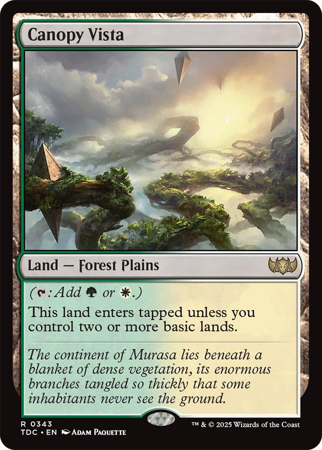 Canopy Vista [Tarkir: Dragonstorm Commander] | Shuffle n Cut Hobbies & Games