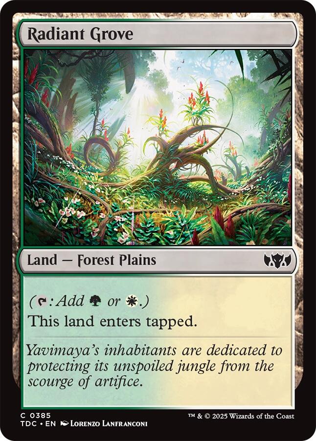 Radiant Grove [Tarkir: Dragonstorm Commander] | Shuffle n Cut Hobbies & Games