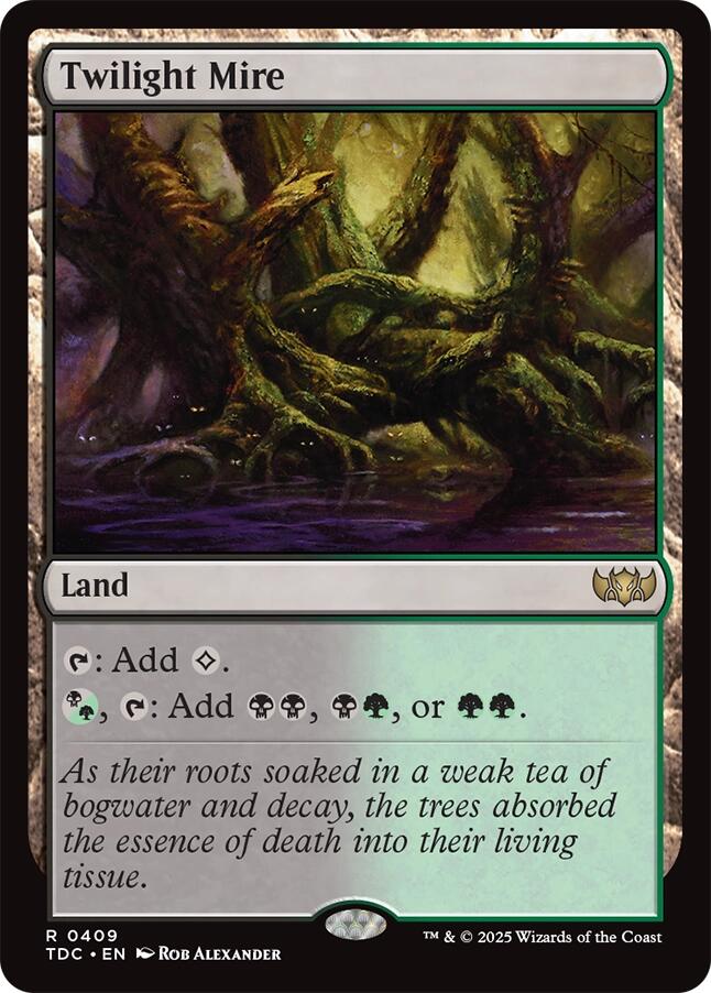 Twilight Mire [Tarkir: Dragonstorm Commander] | Shuffle n Cut Hobbies & Games