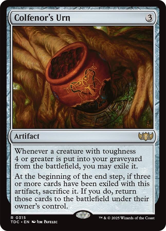 Colfenor's Urn [Tarkir: Dragonstorm Commander] | Shuffle n Cut Hobbies & Games