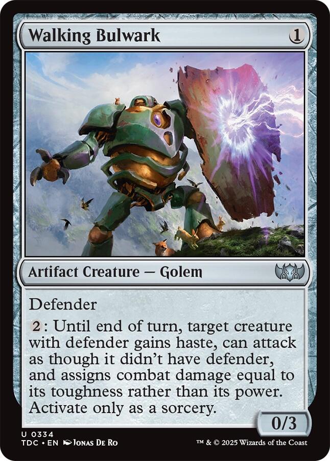 Walking Bulwark [Tarkir: Dragonstorm Commander] | Shuffle n Cut Hobbies & Games