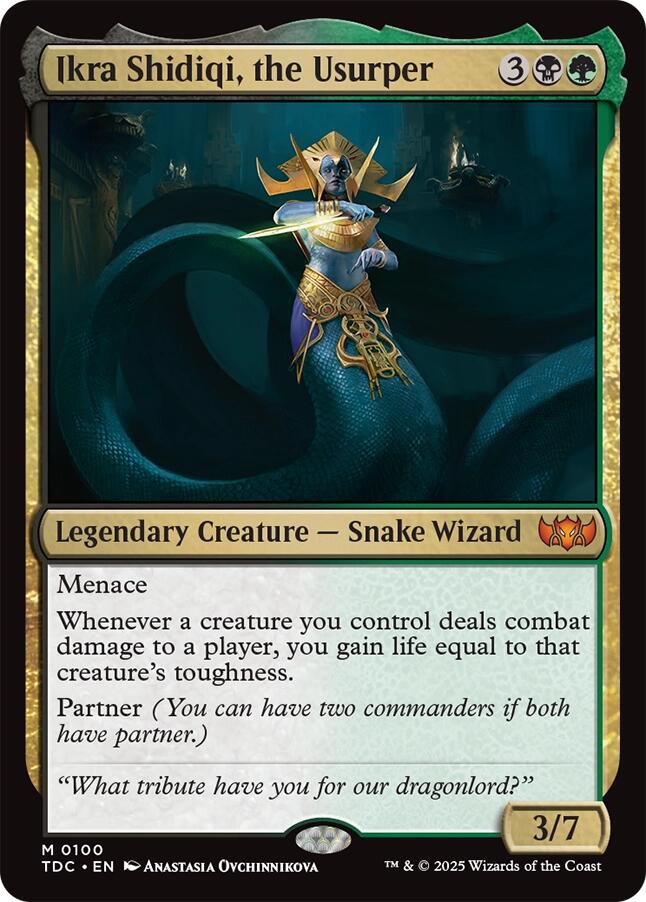 Ikra Shidiqi, the Usurper [Tarkir: Dragonstorm Commander] | Shuffle n Cut Hobbies & Games