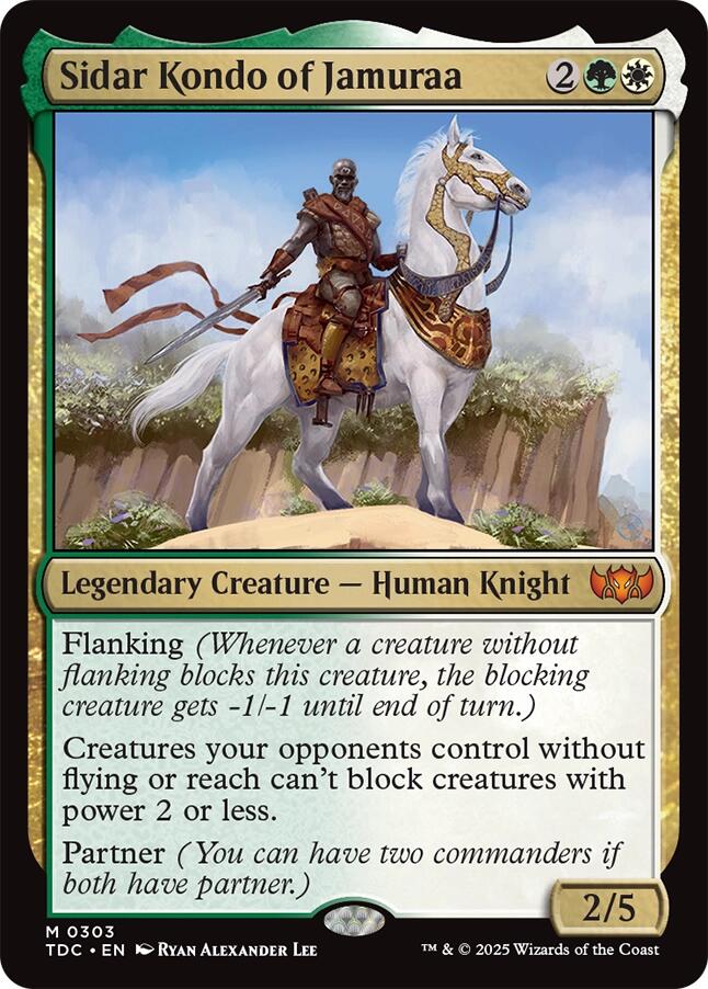 Sidar Kondo of Jamuraa [Tarkir: Dragonstorm Commander] | Shuffle n Cut Hobbies & Games