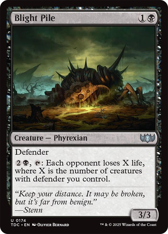 Blight Pile [Tarkir: Dragonstorm Commander] | Shuffle n Cut Hobbies & Games