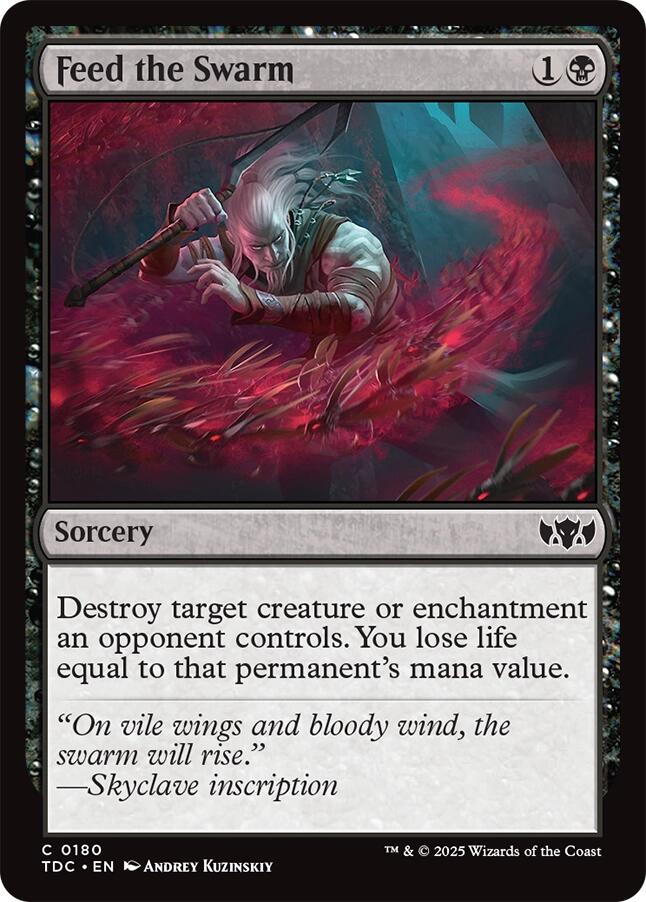 Feed the Swarm [Tarkir: Dragonstorm Commander] | Shuffle n Cut Hobbies & Games