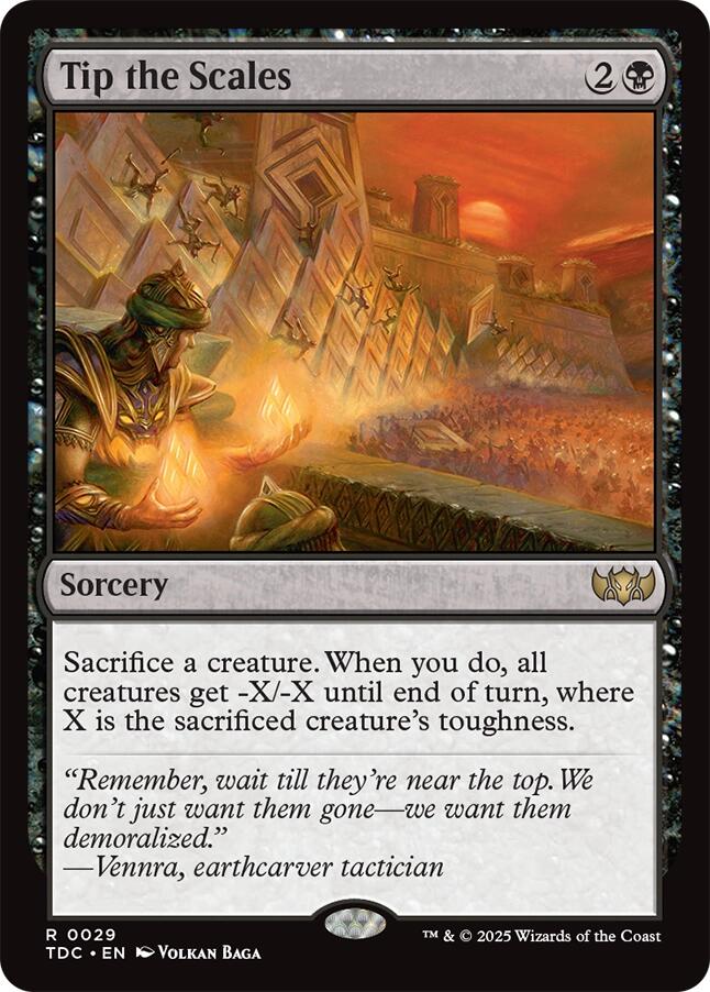 Tip the Scales [Tarkir: Dragonstorm Commander] | Shuffle n Cut Hobbies & Games