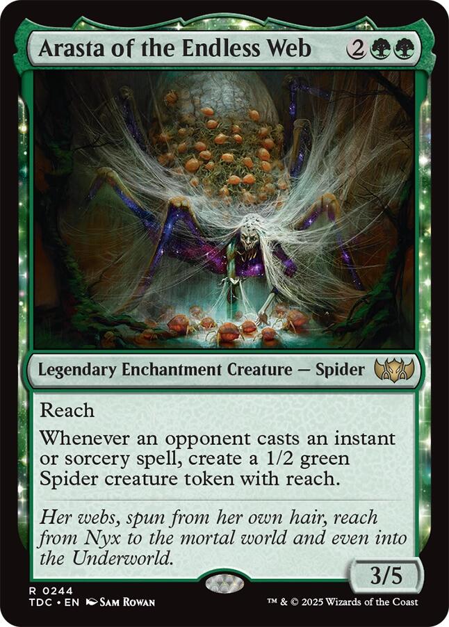 Arasta of the Endless Web [Tarkir: Dragonstorm Commander] | Shuffle n Cut Hobbies & Games