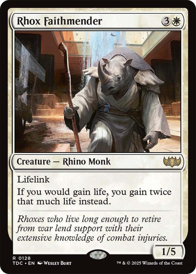 Rhox Faithmender [Tarkir: Dragonstorm Commander] | Shuffle n Cut Hobbies & Games