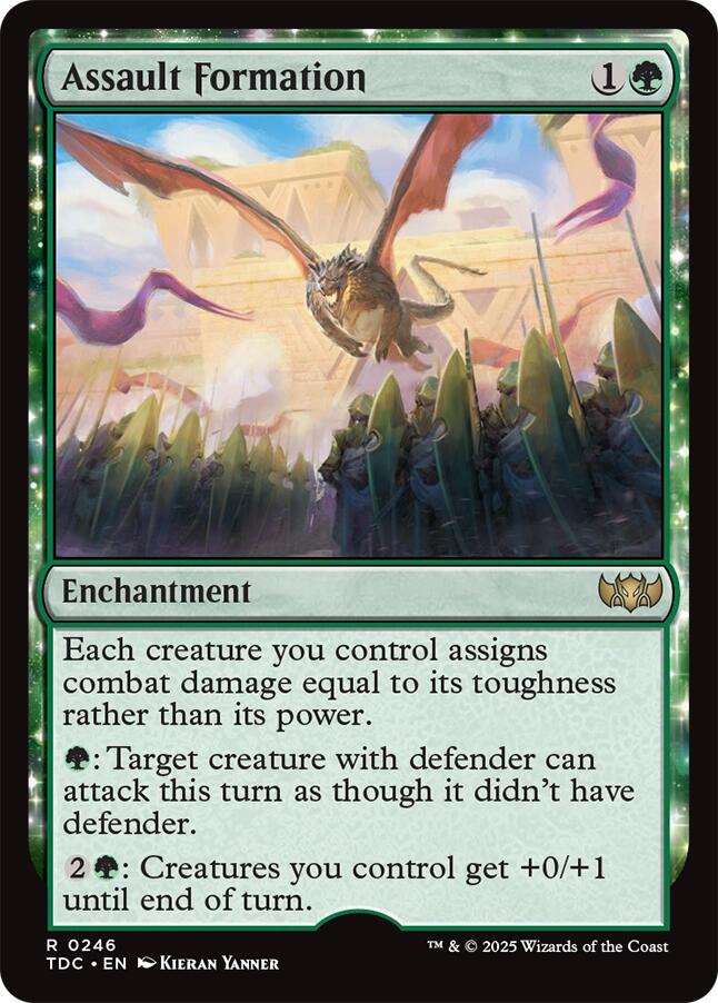 Assault Formation [Tarkir: Dragonstorm Commander] | Shuffle n Cut Hobbies & Games