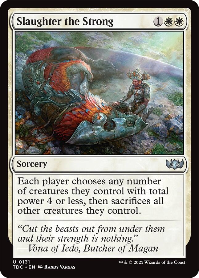 Slaughter the Strong [Tarkir: Dragonstorm Commander] | Shuffle n Cut Hobbies & Games