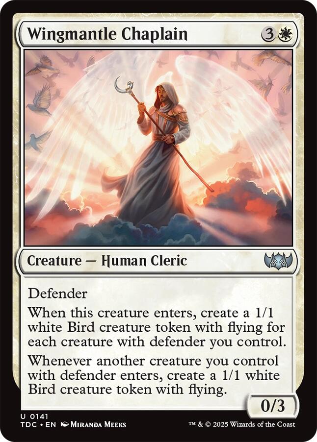 Wingmantle Chaplain [Tarkir: Dragonstorm Commander] | Shuffle n Cut Hobbies & Games