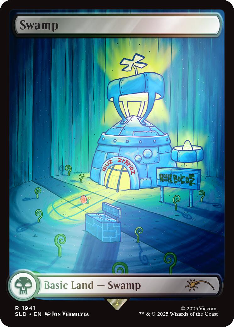 Swamp (1941) (Rainbow Foil) [Secret Lair Drop Series] | Shuffle n Cut Hobbies & Games