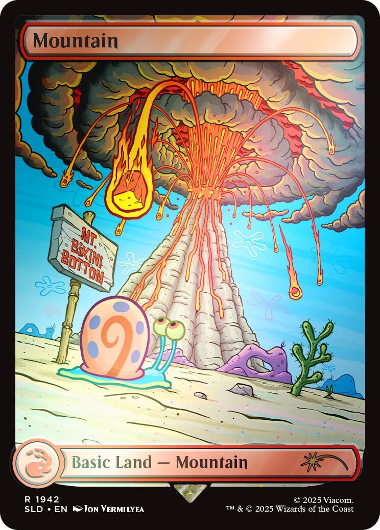 Mountain (1942) (Rainbow Foil) [Secret Lair Drop Series] | Shuffle n Cut Hobbies & Games