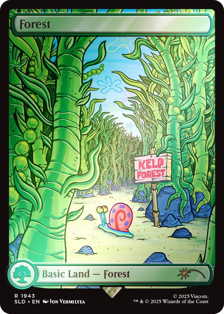 Forest (1943) (Rainbow Foil) [Secret Lair Drop Series] | Shuffle n Cut Hobbies & Games