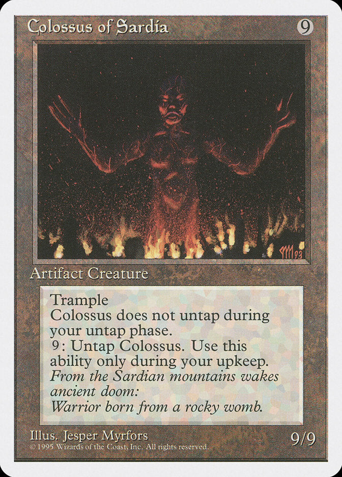 Colossus of Sardia [Fourth Edition] | Shuffle n Cut Hobbies & Games