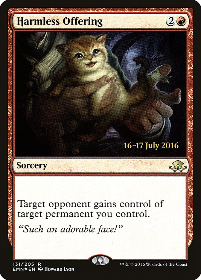 Harmless Offering [Eldritch Moon Prerelease Promos] | Shuffle n Cut Hobbies & Games