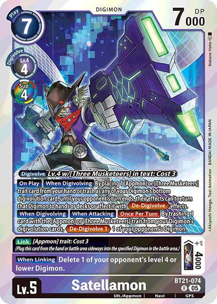 Satellamon [BT21-074] [World Convergence] | Shuffle n Cut Hobbies & Games